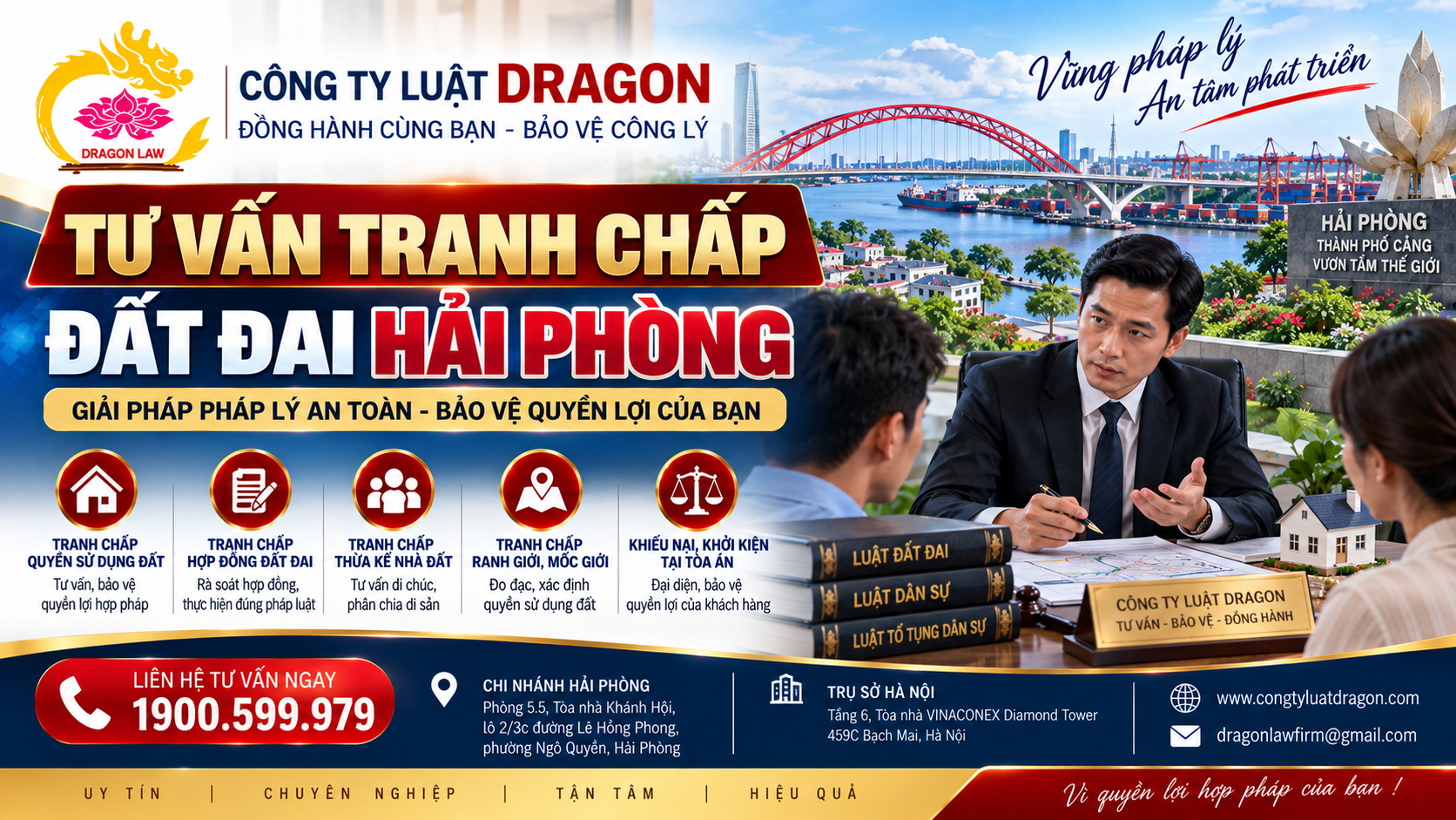 Công ty luật tư vấn tranh chấp đất đai Hải Phòng